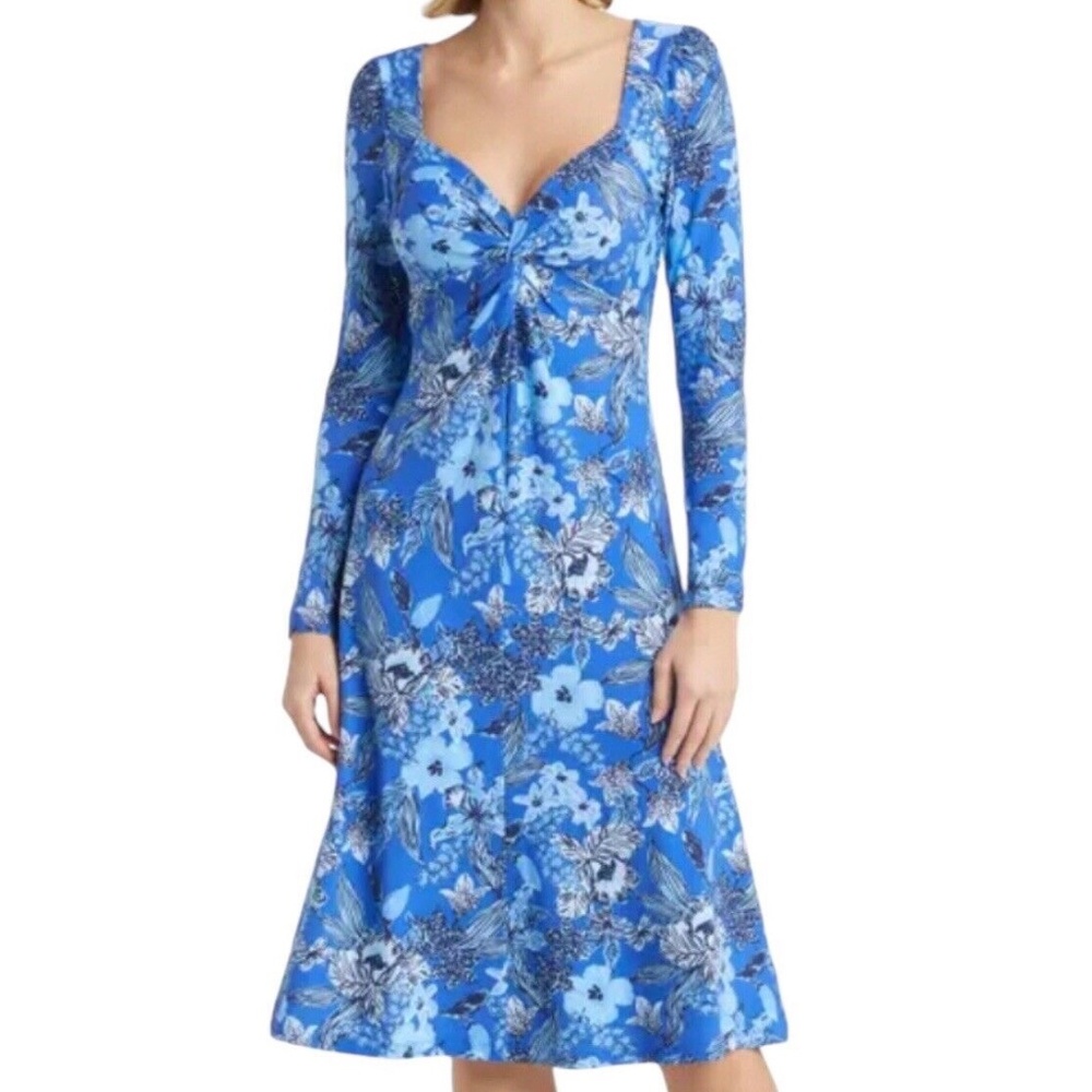 Lilly Pulitzer Claudia Twist Front Midi Dress NWT
